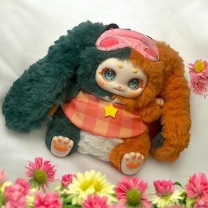 Baby Three Noli’s Rosemary Town Soft Plush Series - Dream Builder (Orange/Green)